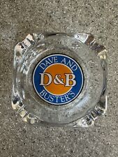 Vintage DAVE & BUSTERS restaurant/game arcade glass ashtray picture