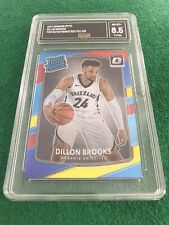 2017 Donruss Optic Dillon Brooks Rated Rookie Red Yellow Card #152 GMA 8.5 NBA picture