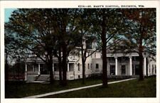 Postcard St. Mary's Hospital Columbus WI Wisconsin c.1915-1930             I-391 picture