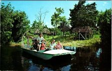 1968, Everglade Airboat Tours, Tamiami Trail, OCHOPEE, Florida Postcard picture