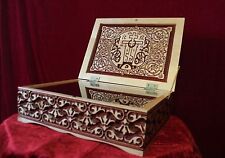 Reliquary box Orthodox Carved Wooden. Rare. picture
