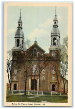 c1930's St. Pierre Church Sorel Quebec Canada Vintage Unposted Postcard picture