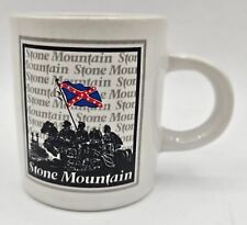 Vtg Georgia's Stone Mountain Park Civil War Ceramic Mini Souvenir Mug picture