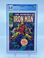 Iron Man #1 CGC 5.0 Off-White to White Pages 1st Solo Series Origin Retold picture