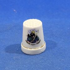 Ceramic Thimble Souvenir Viking from Norway picture
