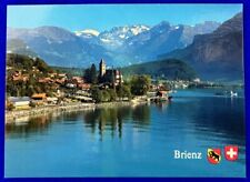 Vintage View of Brienz on Lake Switzerland Postcard-Bernese Oberland Region picture