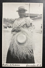 Mint Ecuador Real Picture Postcard RPPC Cuenca Indian Native picture