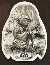 2019 Star Wars Chrome Legacy Ryan Moffett Sketch Card Yoda 1/1 Die Cut Sketch picture