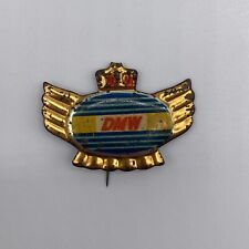 Vintage DMW Logo Emblem Gold Tone Metal Automotive Lapel Pin picture