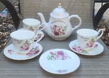 Vintage A Collectible Design by CARPENTREE Ceramic Teapot Plus Cups. England  picture