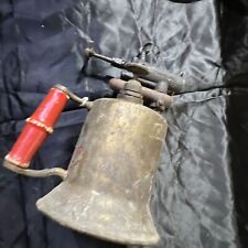 Antique Vintage Turner Brass Works Blow Torch Wood Handle No.30A untested (12M) picture