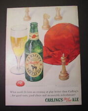 CARLING'S RED CAP ALE - 5 ads 1946-52; ARTHUR FIEDLER Boston Pops beer Cleveland picture