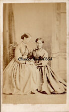EARLY STONEHOUSE OF WHITBY CDV LADIES DRESS VICTORIAN FASHION PHOTO #B327 picture