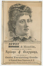 Actress Mrs Rousby 1880's Trade Card picture