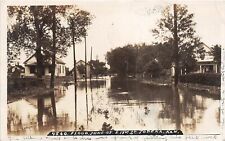 H43/ Topeka Kansas RPPC Postcard 1908 Flood Disaster 18th St Homes picture
