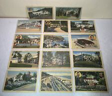 Lot Of 14 Vintage Celebrity Homes 1940’s Postcards Hollywood CA Cary Grant Etc picture