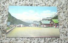 Scene at Cooke Montana MT Red Lodge Main Street Postcard (C12) picture