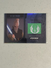 2016 Topps Star Wars Evolution Base Flag Patch Card - Ki-Adi-Mundi picture