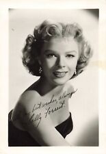 Sally Forrest 1940s Fan Photo Print Autographed Pin Up Movie Star  *Ab10a picture