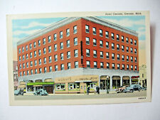 1930's era Hotel Owosso, Owosso, Michigan Postcard picture