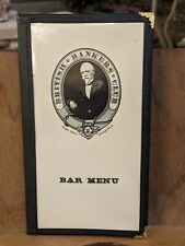 British Bankers Club Restaurant Vintage Bar Menu Menlo Park California picture