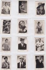 1930's JASMATZI RAMSES FILMFOTOS GERMAN MOVIE STARS, SERIES 1&3, LOT OF 45/480 picture