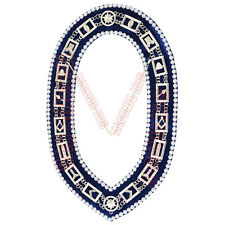 Masonic Blue Lodge Working Tools Masonic Chain Collar with Rhinestones picture