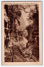 c1940's Twin Pillars and Artist Dream, Watkins Glen New York NY Postcard picture