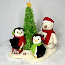 Hallmark Plush Animated Snowman Penguin Singing Rockin Around The Christmas Tree picture