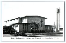 c1950's Our Redeemer Lutheran Church Honolulu TH RPPC Photo Vintage Postcard picture
