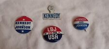 Bundle of Vintage JFK & LBJ Political Buttons picture