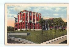 Old Vintage 1924 Postcard of City Hospital Macon Georgia picture