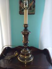 Vintage Heavy Brass Hollywood Regency Table Lamp MEDALLION LIGHTING CORP. 21
