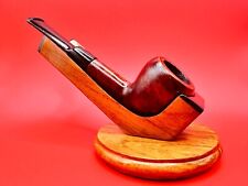 VINTAGE CERTIFIED TOBACCO PIPE - IMPORTED BRIAR - DARK SMOOTH SHINED GLOSSY RARE picture