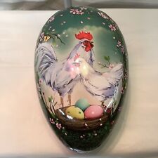 Vintage Nestler Paper Mache Easter Egg Chicken Large Approx 14” picture