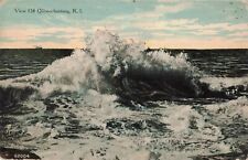 View Off Quonochontaug RI Rhode Island c.1911 Postcard A555 picture
