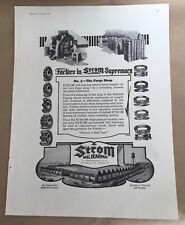Strom car ball bearings 1923 originl vintage print ad 1920s illus automobile art picture