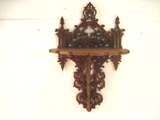 VINTAGE HAND MADE VICTORIAN STYLE FANCY LACY FRETWORK SHELF 13