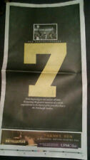 Ben Roethlisberger Tribute  1/23/22 Post Gazette Insert - Pittsburgh Steelers picture