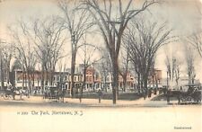 1907 Distant Stores near Park Morristown NJ post card picture