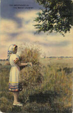 Farming The Sweetheart Of The Wheat Country Postcard Vintage Post Card picture