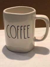 Rae Dunn White Coffee Mug COFFEE Cup Artisan Collection By Magenta EUC picture