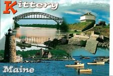 NEW Postcard 4x6 Kittery Maine ocean lighthouse bridge Unposted Postcrossing  picture