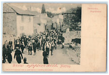 c1905 Mostar Moctap Turkish Burial Bosnia and Herzegovina Antique Postcard picture