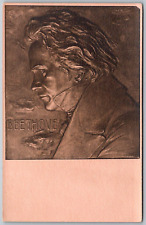 Beethoven 1920-30s Postcard Plaque Composer Musician picture