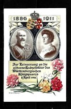  1896-1911 TO REMEMBER THE SILVER JUBILEE OF THE WÜRTTEMBERG KING COUPLE picture
