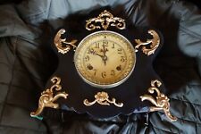 Antique New Haven Cast Metal 8 day Clock Works picture