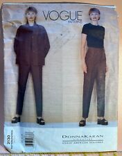 VTG Vogue American Designer Pattern #2130 DONNA KARAN Jacket Pants Top 14-16-18 picture