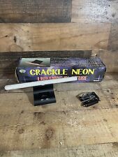 Vintage Crackle Neon Lightning In A Tube By Real Stuff CT-20, Works Purple picture