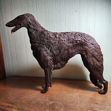 Rare vintage Ric Chashoudian  bronze Borzoi dog (Russian Wolfhound) picture